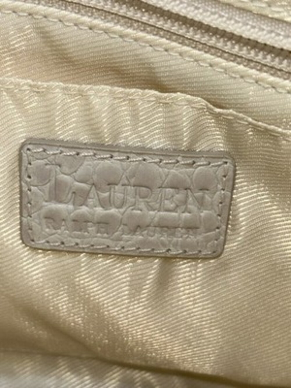 Ralph Lauren handbag Womens purse western style used cream color medium - Picture 12 of 15